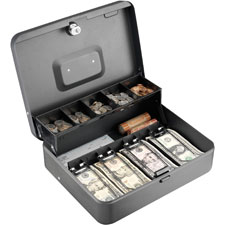MMF Industries SteelMaster Tiered Tray Cash Box