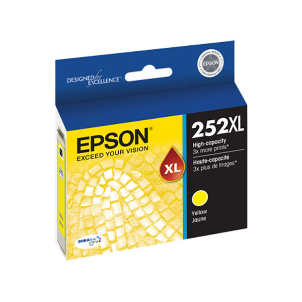 Epson T252XL420 (Epson 252XL) Yellow OEM Inkjet Cartridge