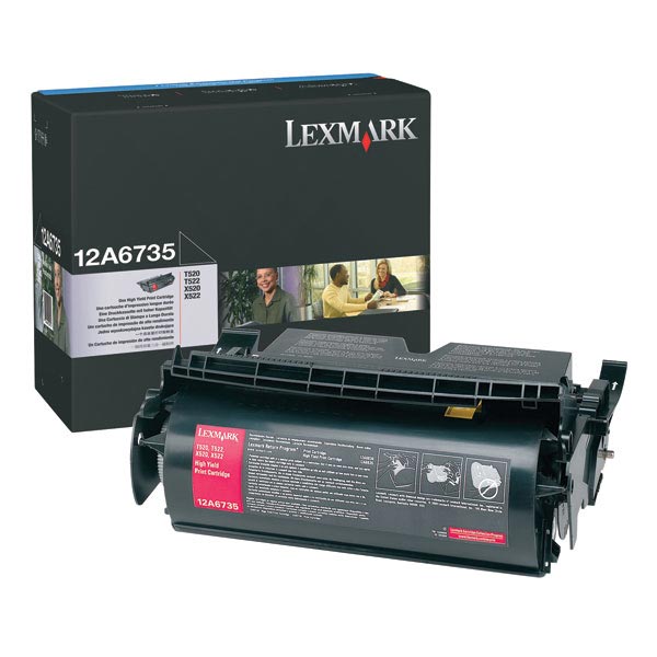 Lexmark 12A6735 Black OEM Toner Cartridge