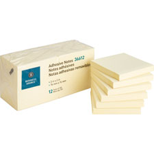 Bus. Source Yellow Repositionable Adhesive Notes