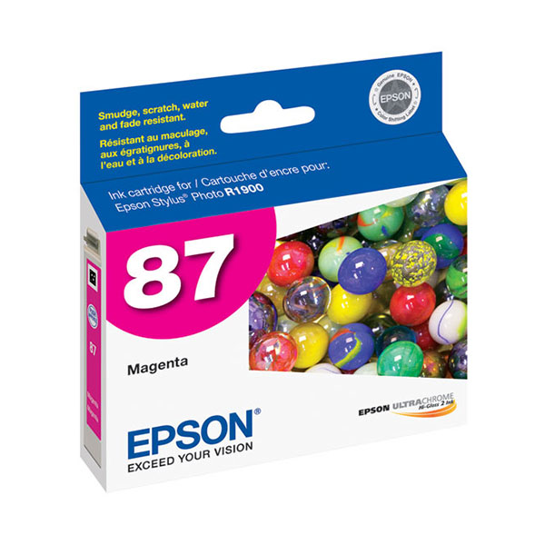 Epson T087320 (Epson 87) Magenta OEM Inkjet Cartridge