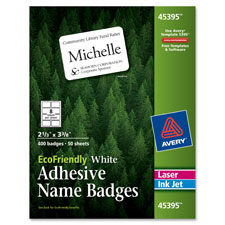 Avery Eco-friendly Name Badge Labels