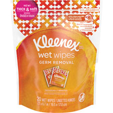 Kimberly-Clark Kleenex Germ Removal Wrapped Wipes