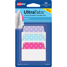 Avery UltraTabs Color Design 2-sided Multiuse Tabs