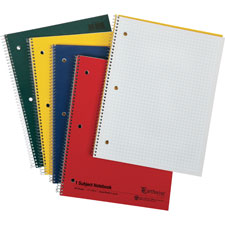 Tops 3-Hole Punched Wirebound Notebook