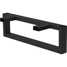 Lorell Low Credenza O-Leg Support