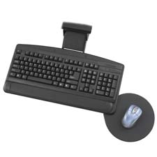 Safco Swivel Mouse Tray Adj. Keyboard Platform