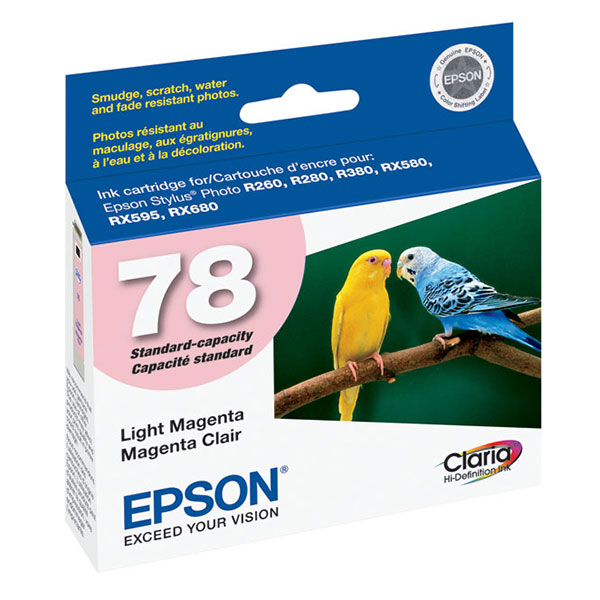 Epson T078620 (Epson 78) LightMagenta OEM Inkjet Cartridge