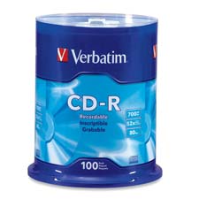 Verbatim 52X Speed Branded CD-R