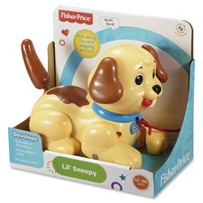 Fisher Price Lil' Snoopy Plastic Puppy