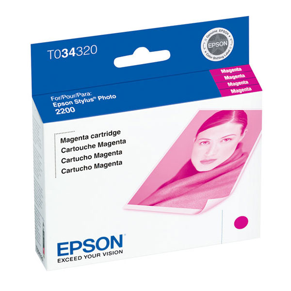 Epson T034320 (Epson 34) Magenta OEM Inkjet Cartridge