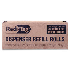 Redi-Tag Sign Here Reversible Red Refill Rolls