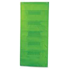 Carson File Folder Storage Lime Pocket Chart