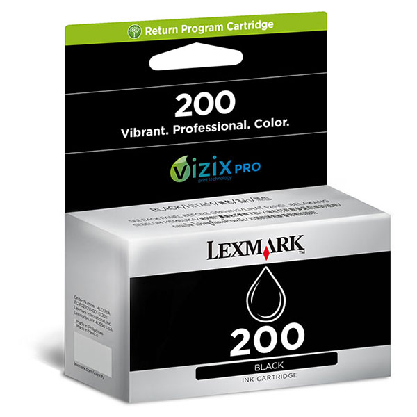 Lexmark 14L0173 (Lexmark #200) Black OEM Ink Cartridge