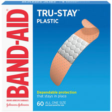 J & J Band-Aid Plastic Strips Adhesive Bandages