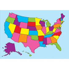 Ashley Prod. Magnetic United States Map