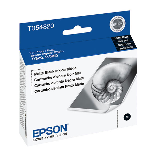 Epson T054820 (Epson 54) Matte Black OEM Inkjet Cartridge