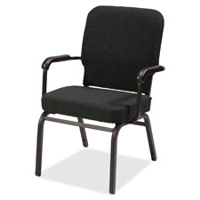Lorell Fixed Arms Fabric Oversized Stack Chair