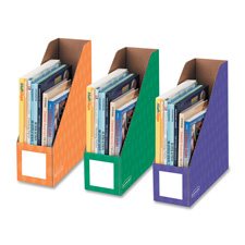 Fellowes Bankers Box Ast Color Magazine Holders