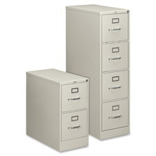 HON 210 Series Light Gray Vertical Filing Cabinet