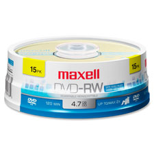 Maxell 4.7GB DVD-RW Pack