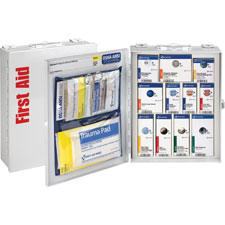 First Aid Only 25 Person Med. SC Food Srvc Cabinet