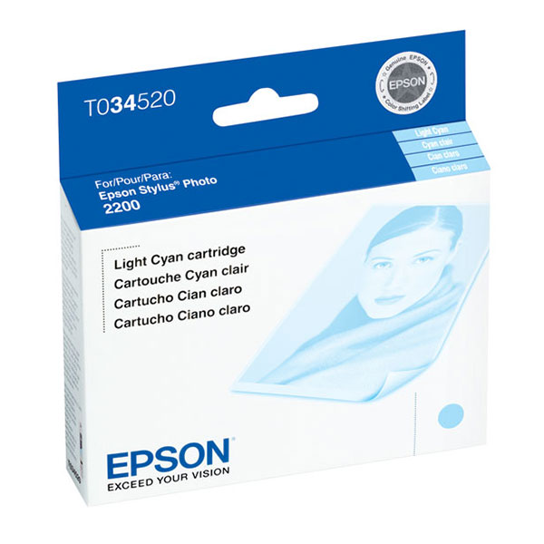 Epson T034520 (Epson 34) LightCyan OEM Inkjet Cartridge
