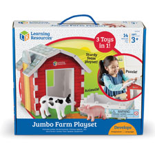 Learning Res. Jumbo Farm Playset