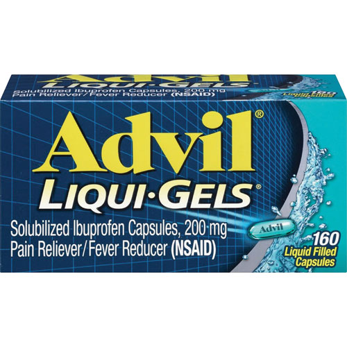 RJ General Advil Pain Reliever Liqui-Gels