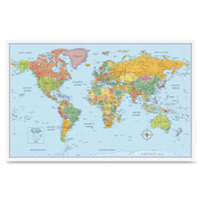 Advantus Rand McNally World Wall Map