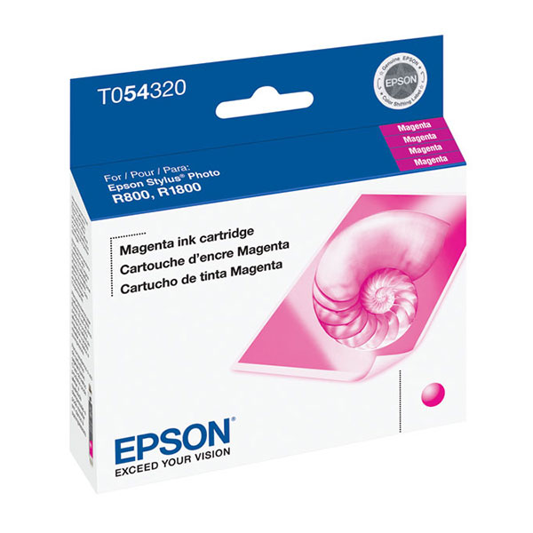 Epson T054320 (Epson 54) Magenta OEM Inkjet Cartridge