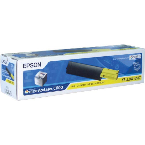 Epson S050187 Yellow OEM Toner Cartridge