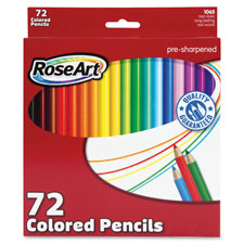 RoseArt Ind. Pre-sharpened 72 Colored Pencils