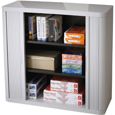 Paperflow USA easyOffice 80" Gray Storage Cabinet