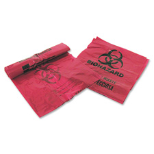 MHMS Infectious Waste Red Disposal Bags