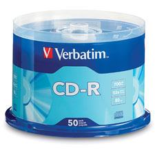 Verbatim Branded CD-R Media