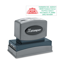 Xstamper Two-Color Custom Stamp