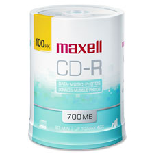 Maxell 48X 700MB Inkjet Printable CD-Rs