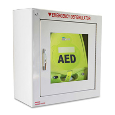 Zoll Medical AED Plus Defib. Alarmed Wall Cabinet