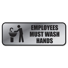Cosco Employee Wash Hands Sign