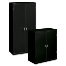 HON Black Steel Storage Cabinets