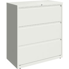 Lorell 36" White Lateral File