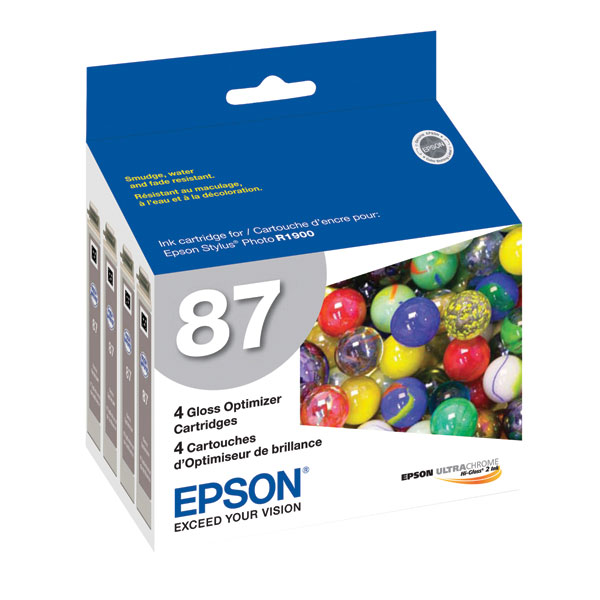 Epson T087020 (Epson 87) Black OEM Inkjet Cartridge