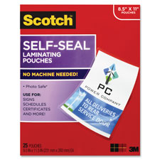 3M Scotch Self-Seal Laminating Pouches