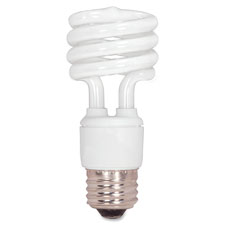 Satco T2 13-watt Mini Spiral CFL Bulb