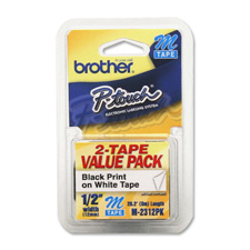 Brother P-touch Nonlaminated M Tape Value Pack