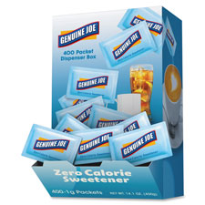 Genuine Joe Aspartame Zero Calorie Sweetener Packs