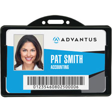 Advantus Black ID Card Holder