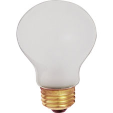 Satco 60A19 Safety Coated Incandescent Bulb