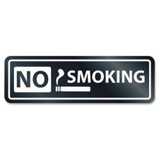 U.S. Stamp & Sign No Smoking Window Sign